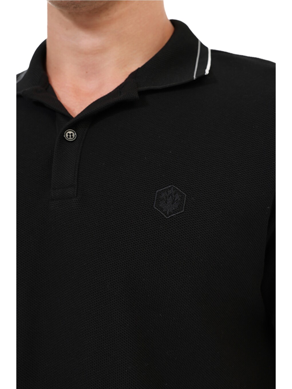 MB VYN 12BS115 Siyah Erkek Kısa Kol T-Shirt-3