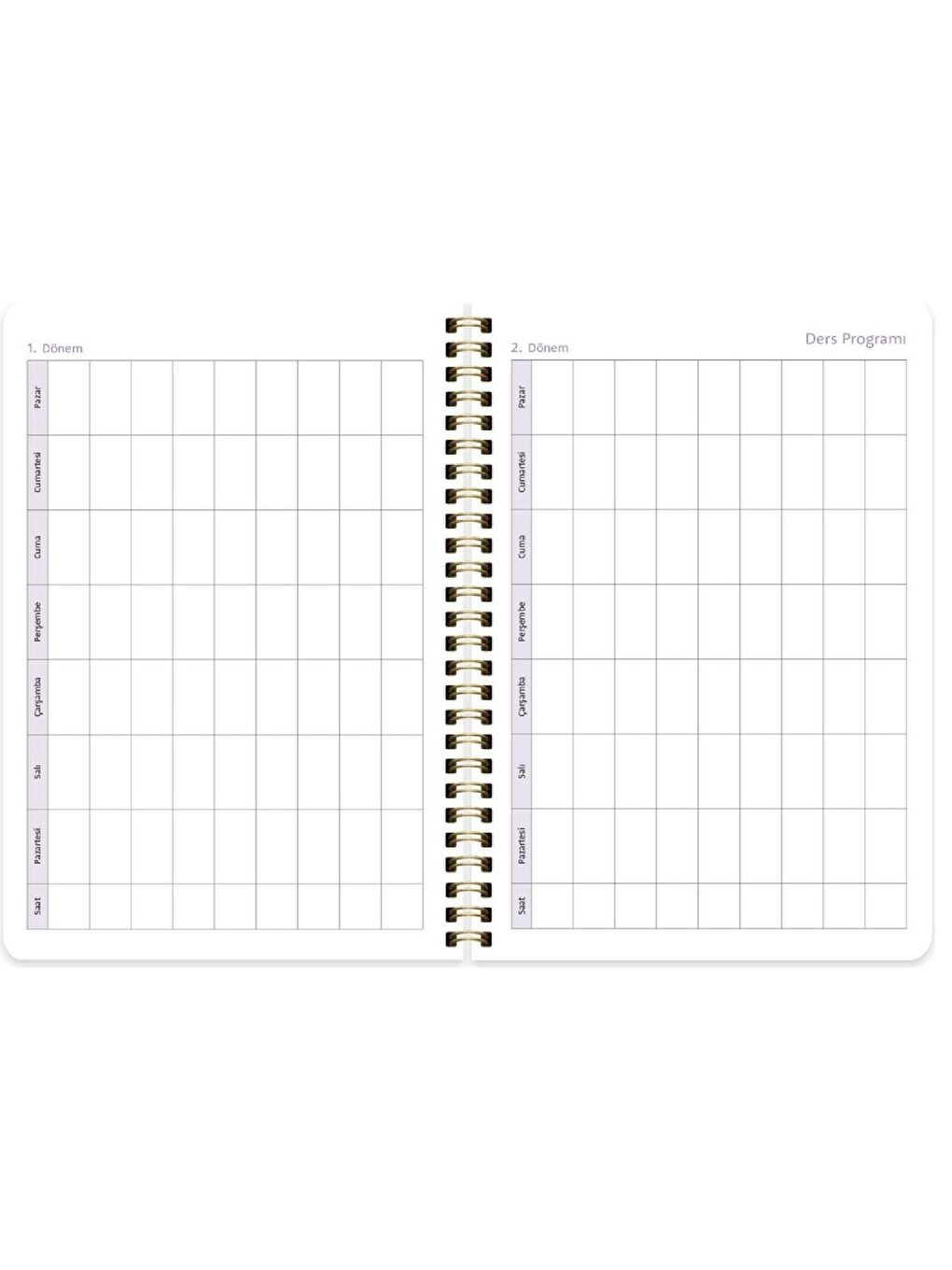 Keskin Color Mavi 17x24 Spiralli 176 Sayfa 2024-2025 Akademik Ajanda-Mavi Çiçekler (830226-99) - 2