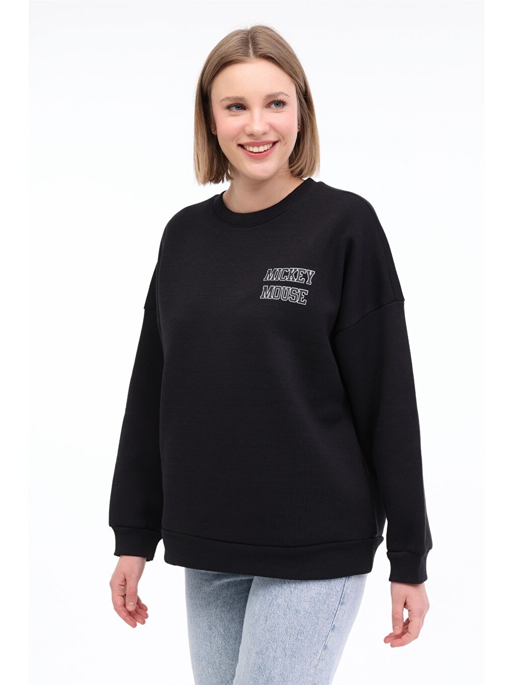 WL JUNE 16GFL547 3PR Siyah Kadın Sweatshirt