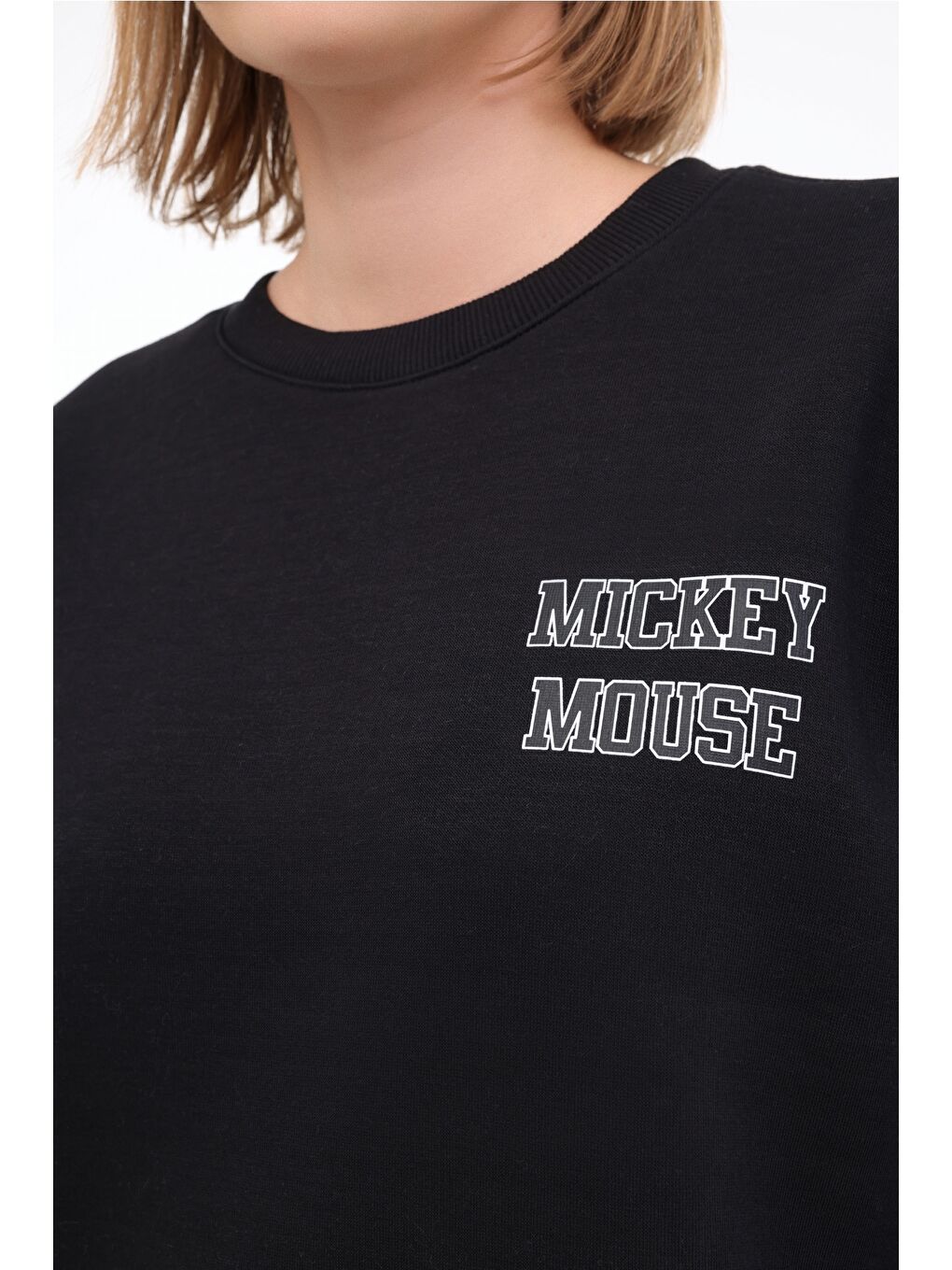 WL JUNE 16GFL547 3PR Siyah Kadın Sweatshirt-3