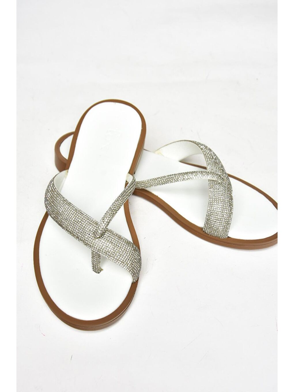 S2500501 Beyaz Kadın Terlik-4