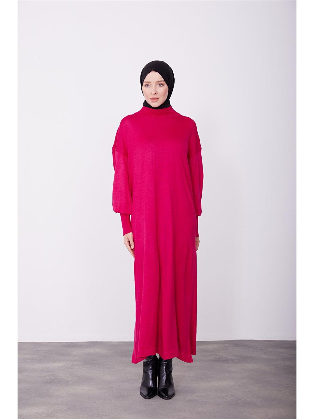 ARMİNE Pembe Tunik Elbise 23Kd4249