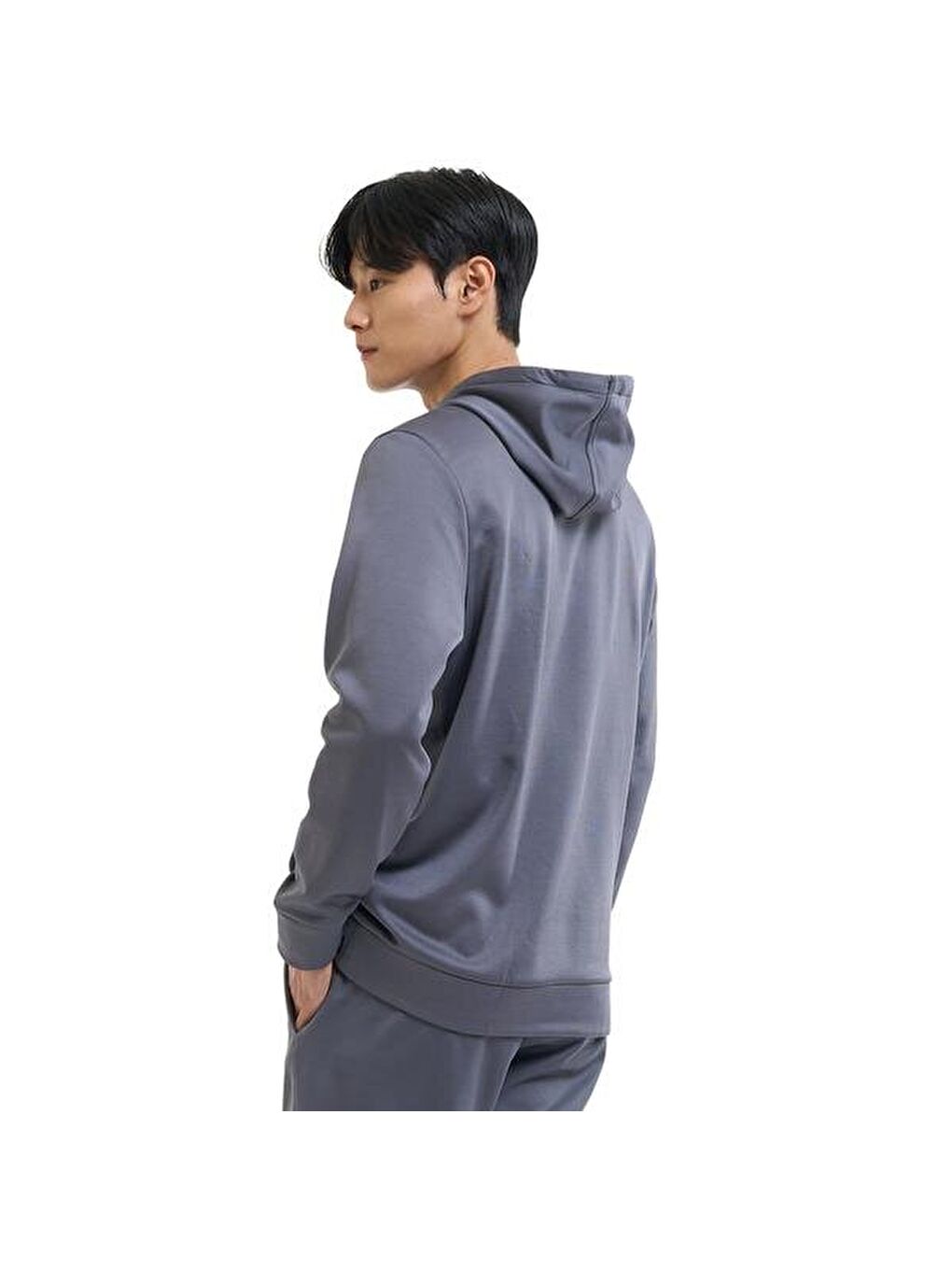 Armour Fleece Erkek Gri Kapüşonlu Sweatshirt-1