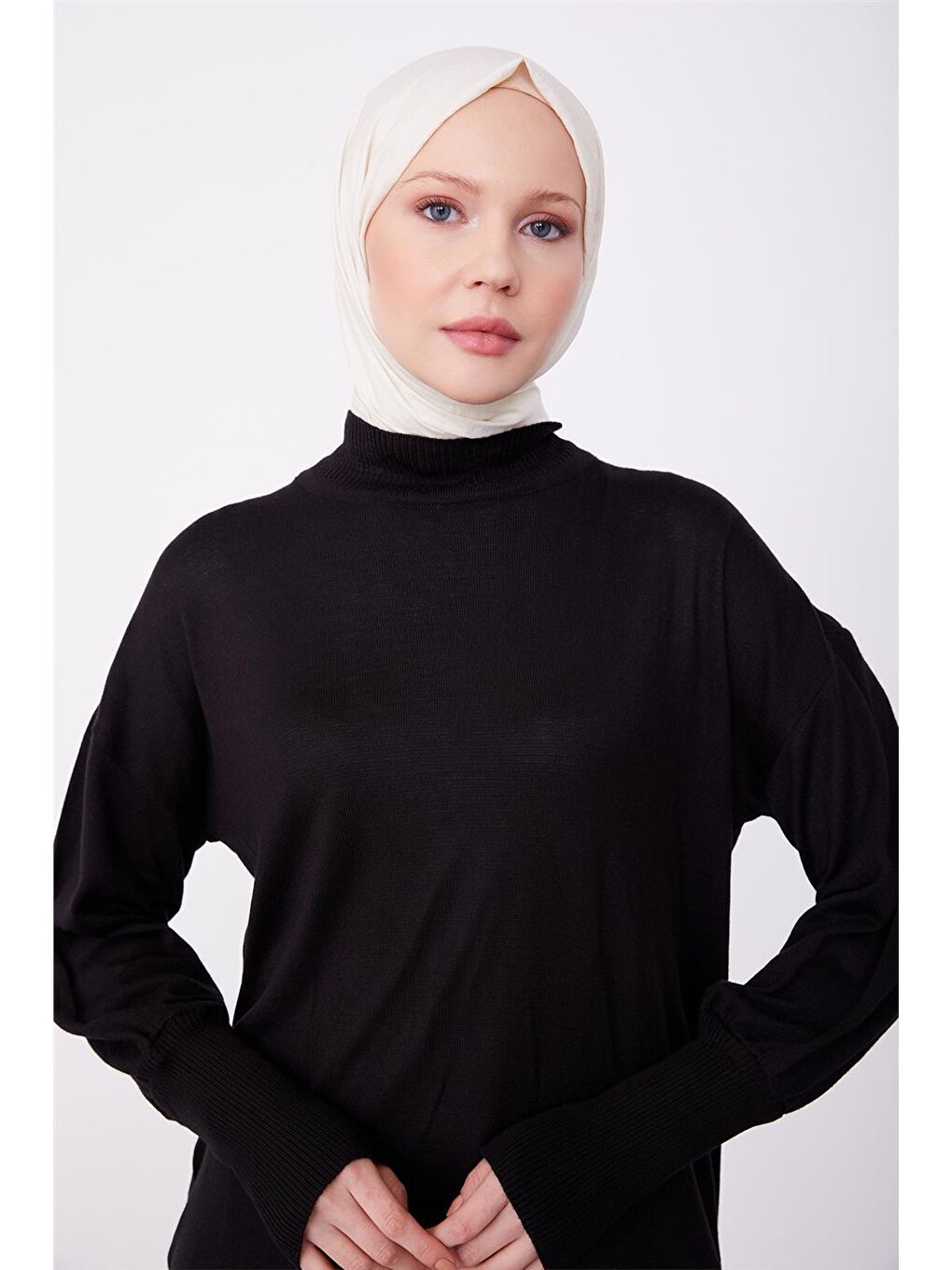 ARMİNE Siyah Tunik Elbise 23Kd4249 - 3