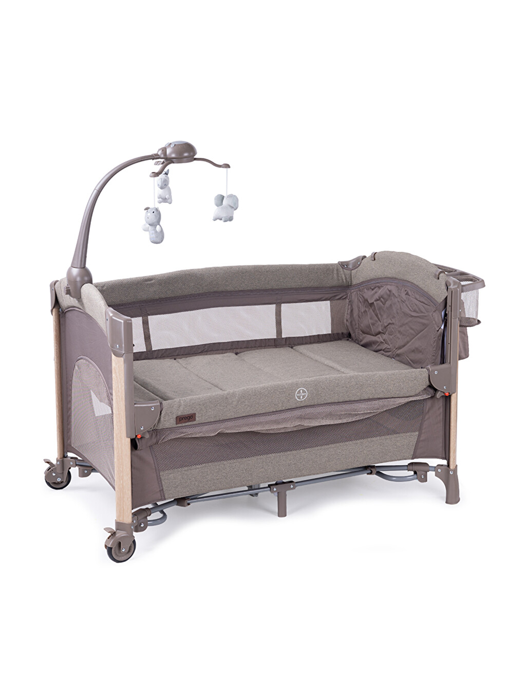 Elips Plus Anne Yanı Oyun Parkı Beşik Park Yatak 70x120 Cm-2