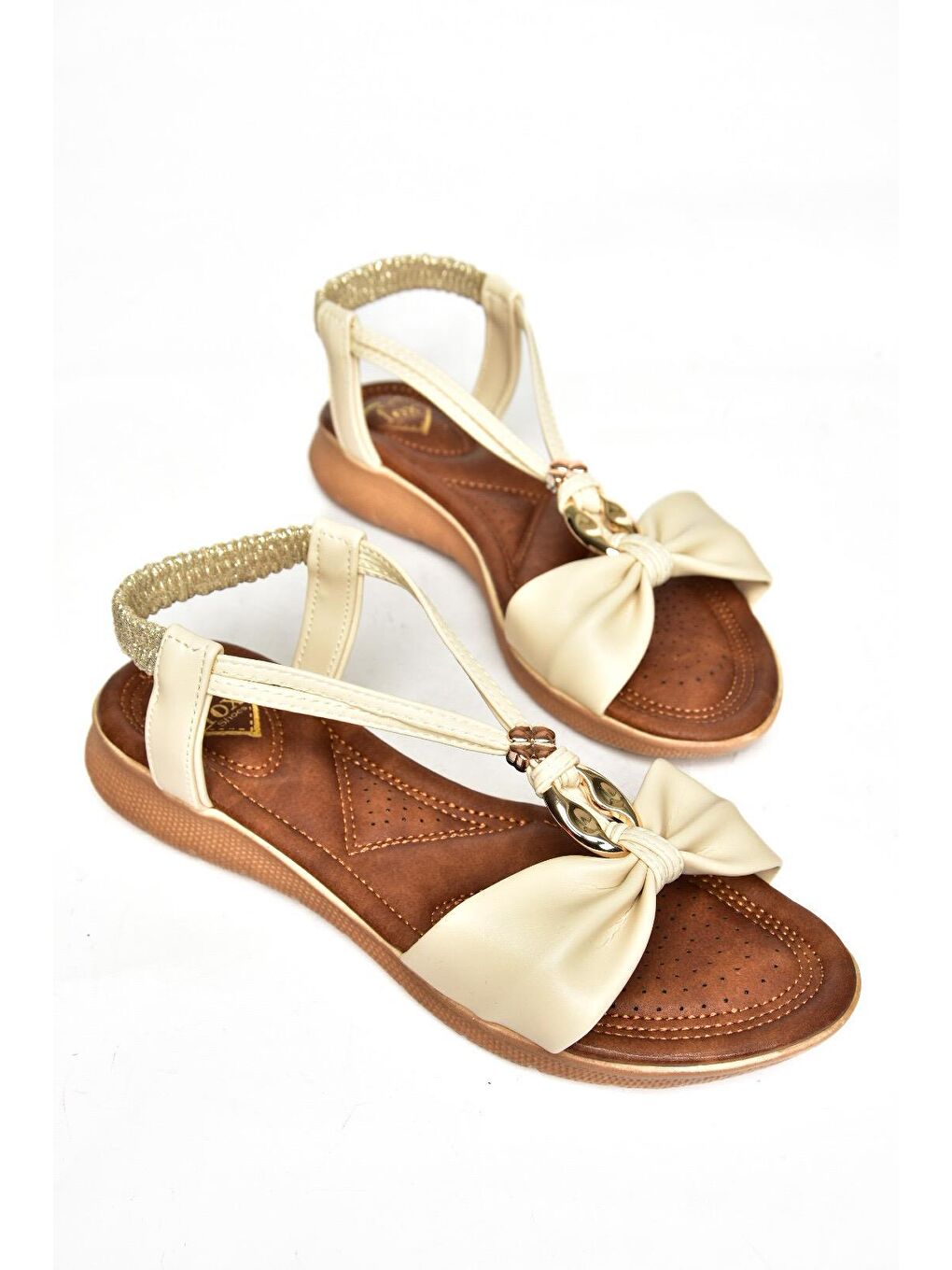 S2580135 Bej Kadın Sandalet-2