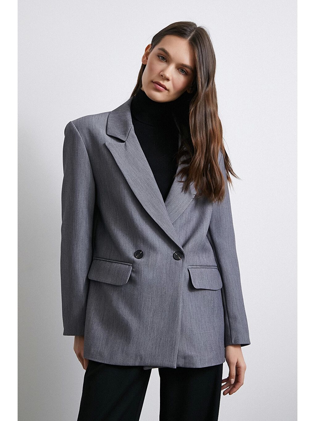 Karışık Klasik Poliviskon Ceket Antirasit-3