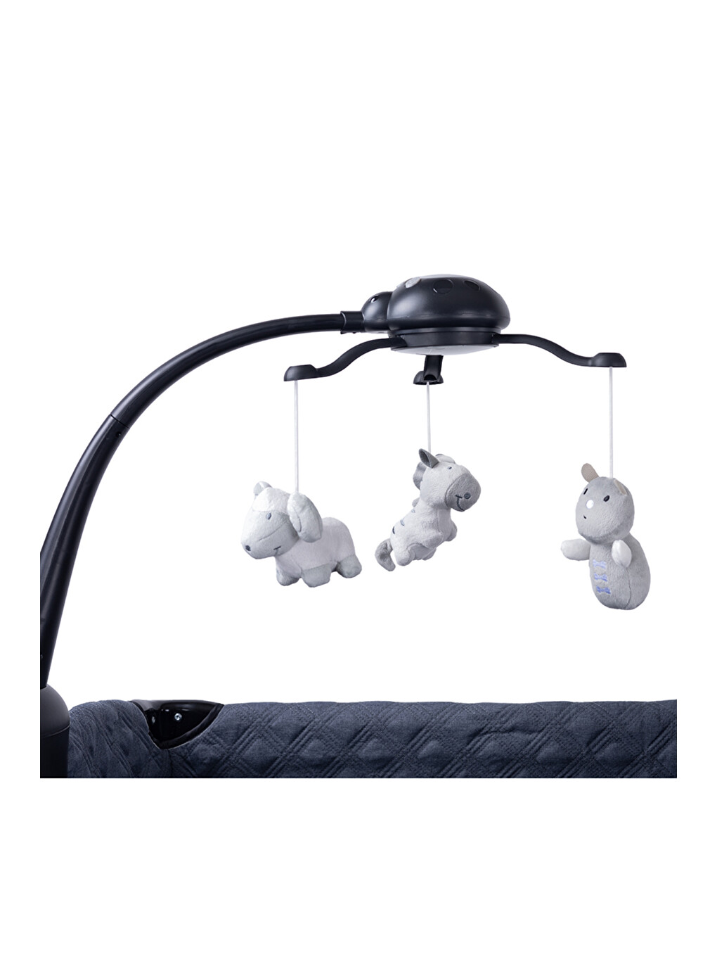 Armada 70x120 Cm Oyun Parkı Beşik Ve Park Yatak - Sallanabilir Ara Katlı Lüks Bebek Yatağı-6