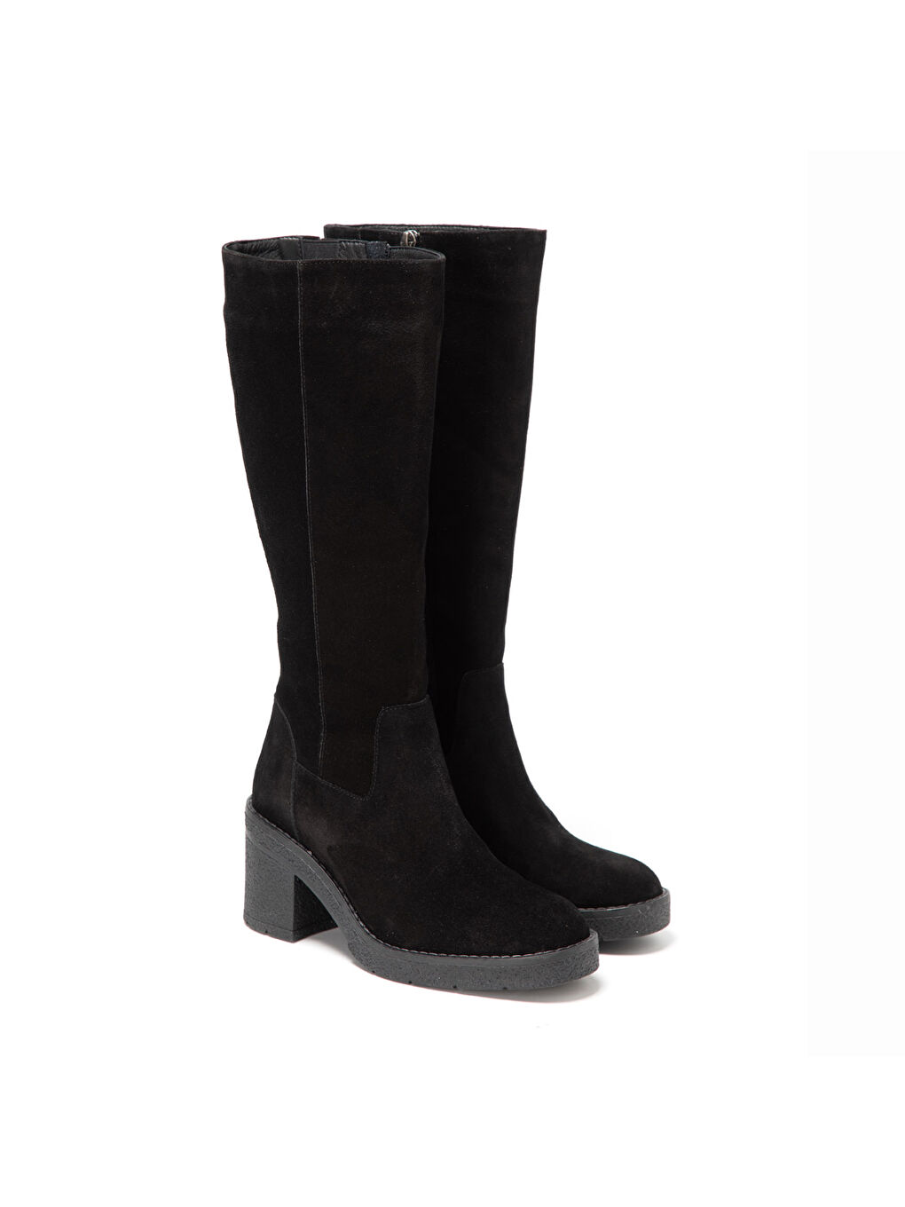 Siyah Kadın Çizme 25K12075XS Suede-2