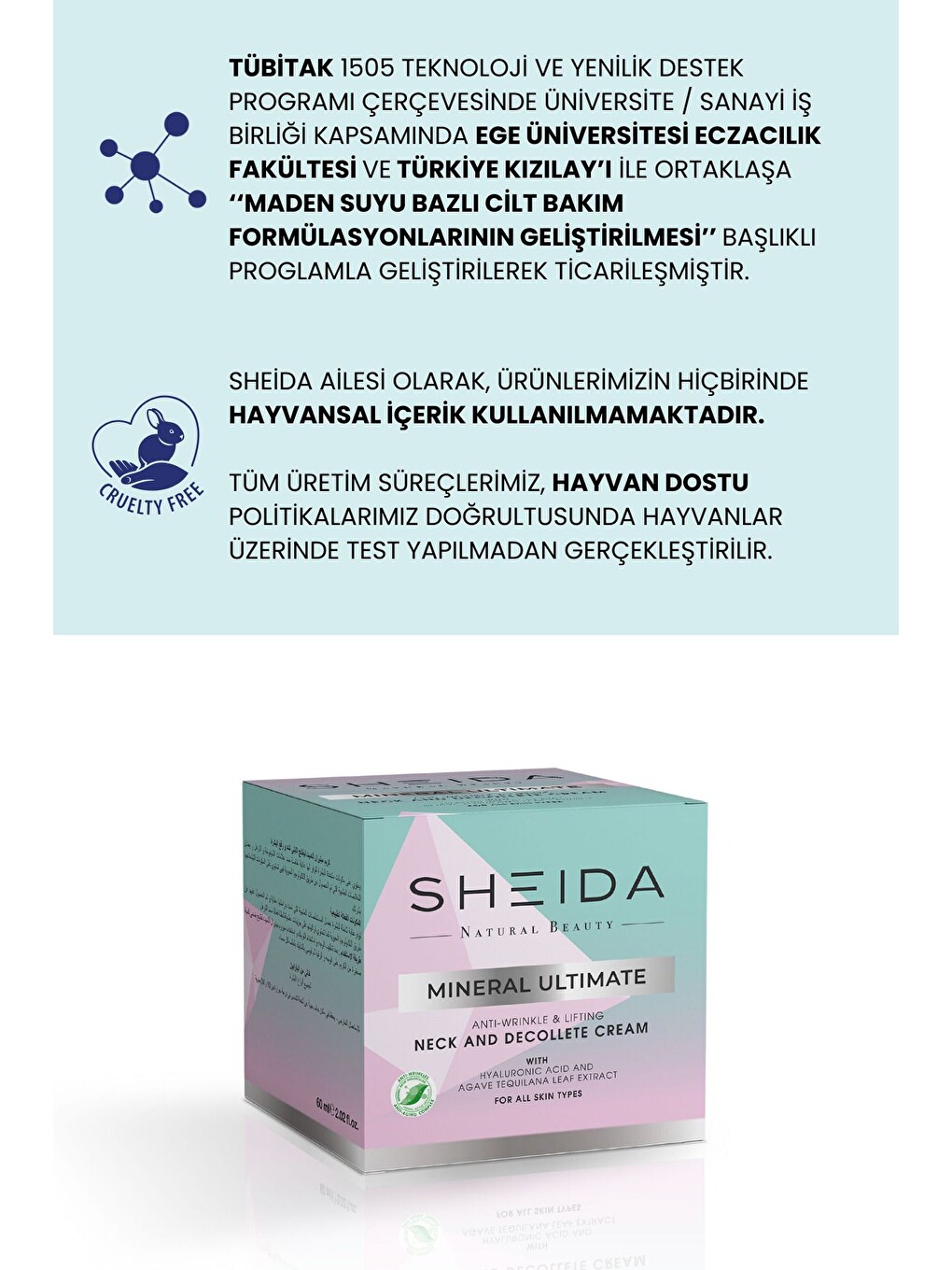 Mineral Ultimate Kırışıklık Karşıtı & Sıkılaştırıcı Boyun ve Dekolte Kremi 60ml-3