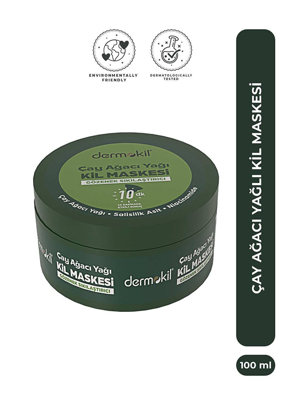 Çay Ağacı Yağı Gözenek Sıkılaştırıcı Kil Maskesi 100 ml