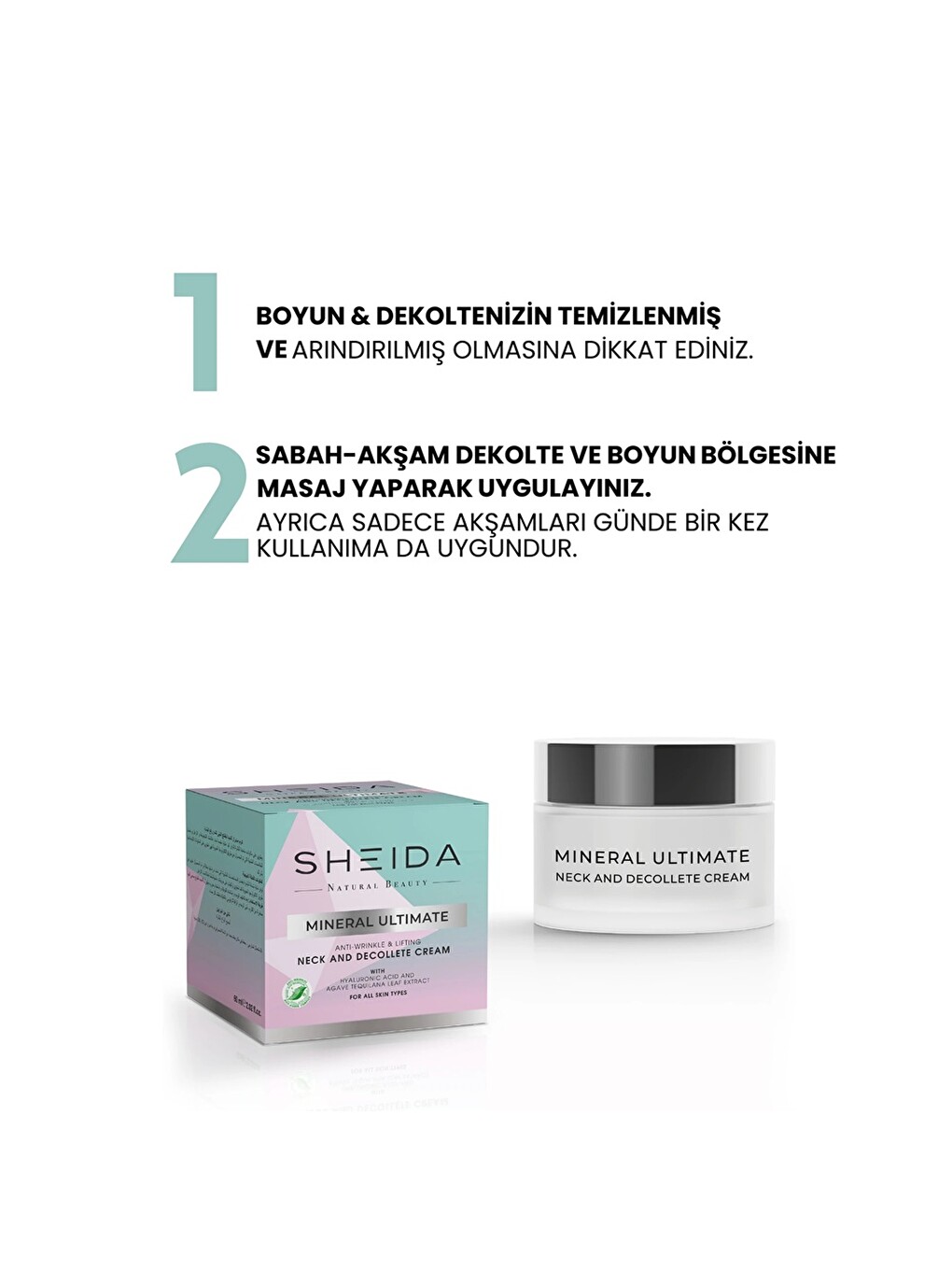 Mineral Ultimate Kırışıklık Karşıtı & Sıkılaştırıcı Boyun ve Dekolte Kremi 60ml-8
