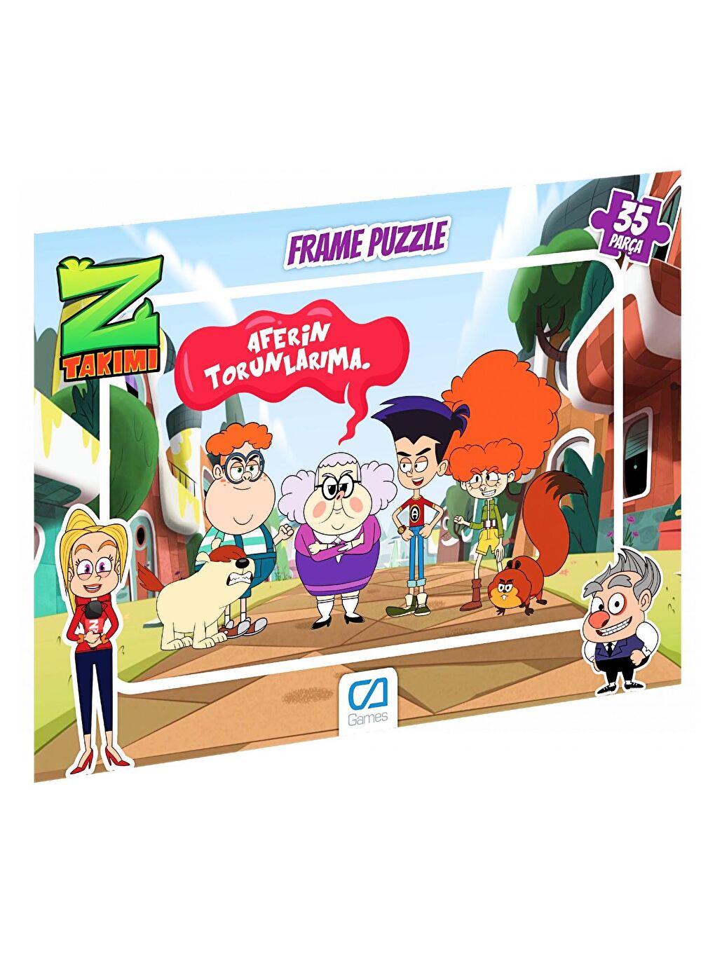 CA Games Z Takımı 35 Parça Frame Puzzle İkili Set - 2