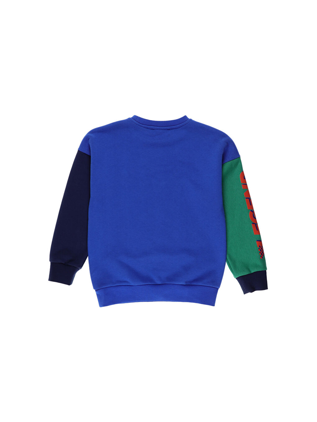 Panço Mavi Erkek Çocuk  Baskılı Sweatshirt - 1