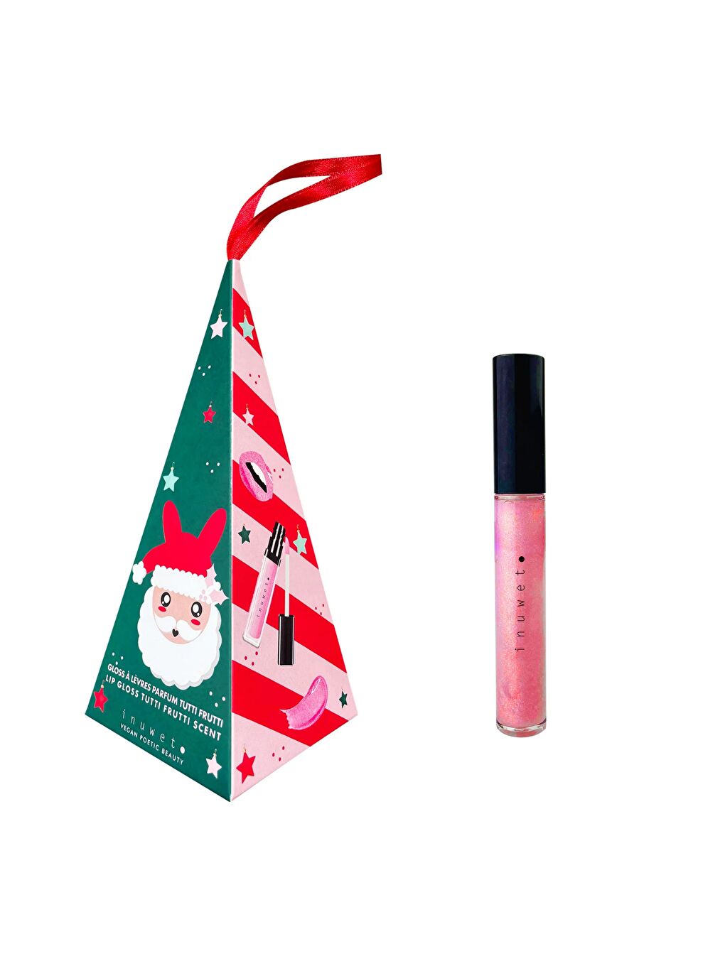 Noel Baba Figürlü Hediye Kutusu Dudak Parlatıcısı-2