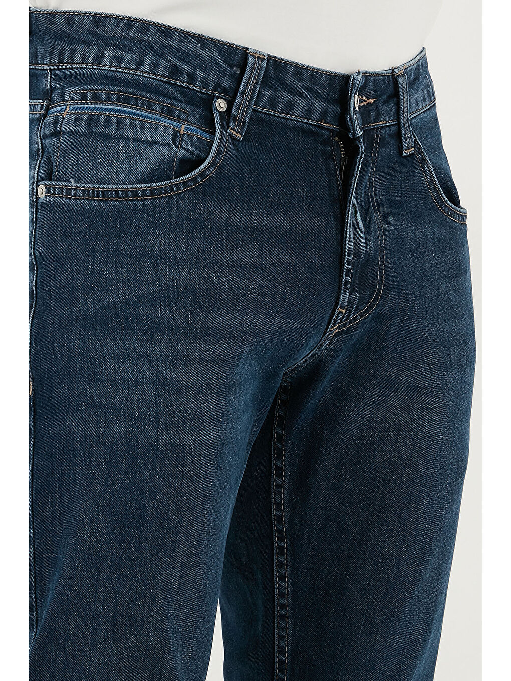 Mavi Pamuklu Regular Fit Normal Bel Boru Paça Jeans 2211C35PARMA-4