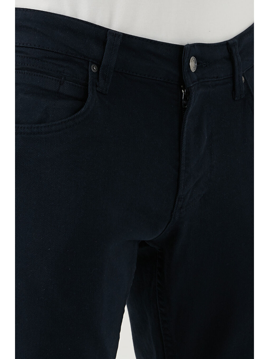 Lacivert Pamuklu Regular Fit Normal Bel Boru Paça Jeans 2211C40PARMA-4