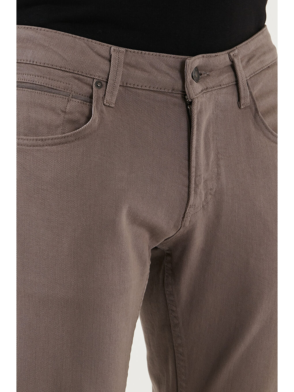 Kahverengi Pamuklu Regular Fit Normal Bel Boru Paça Jeans 2211C40PARMA-3