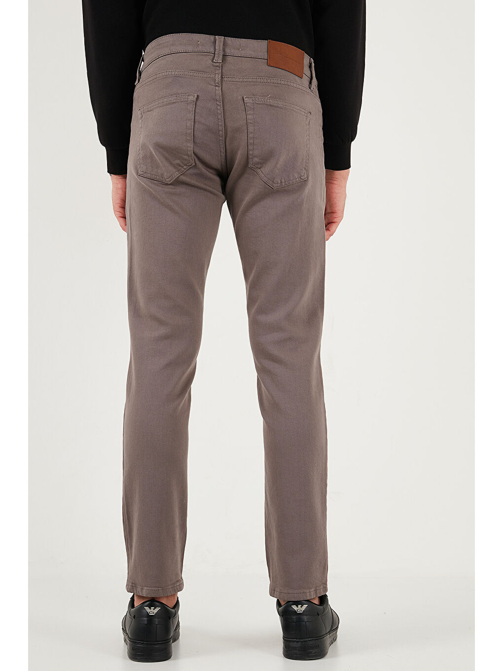 Kahverengi Pamuklu Regular Fit Normal Bel Boru Paça Jeans 2211C40PARMA-4