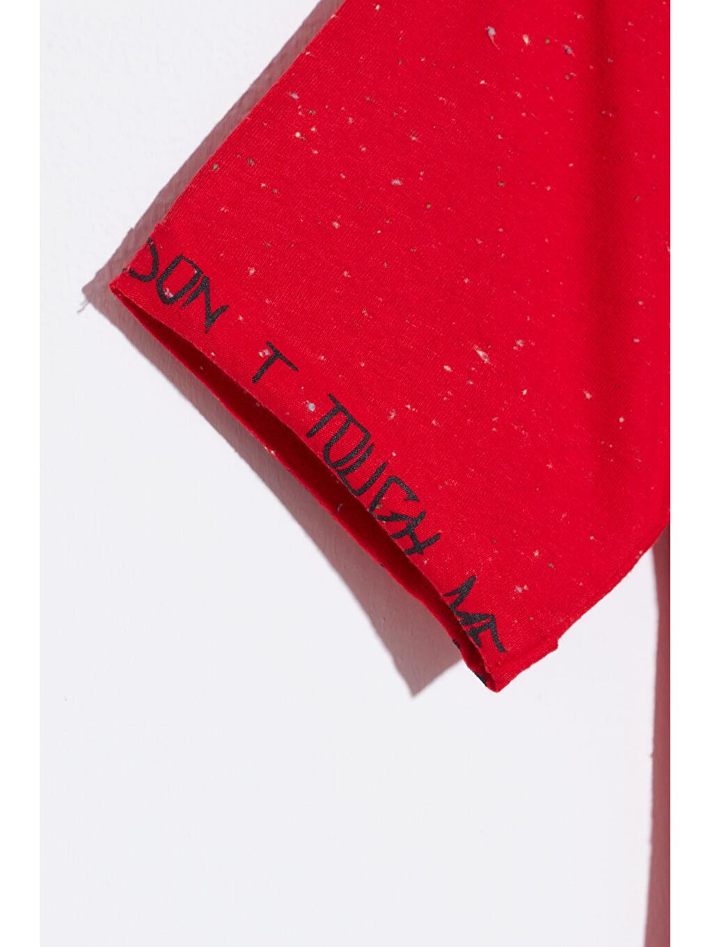 Kırmızı Erkek Çocuk Kılçıllı Baskılı Tshirt 9-14 Yaş 14101-3