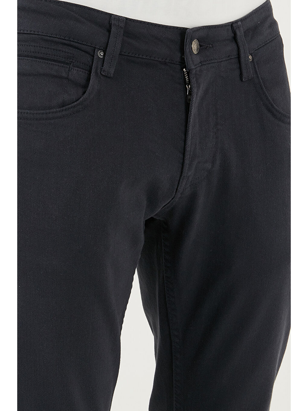 Antrasit Pamuklu Regular Fit Normal Bel Boru Paça Jeans 2211C40PARMA-4