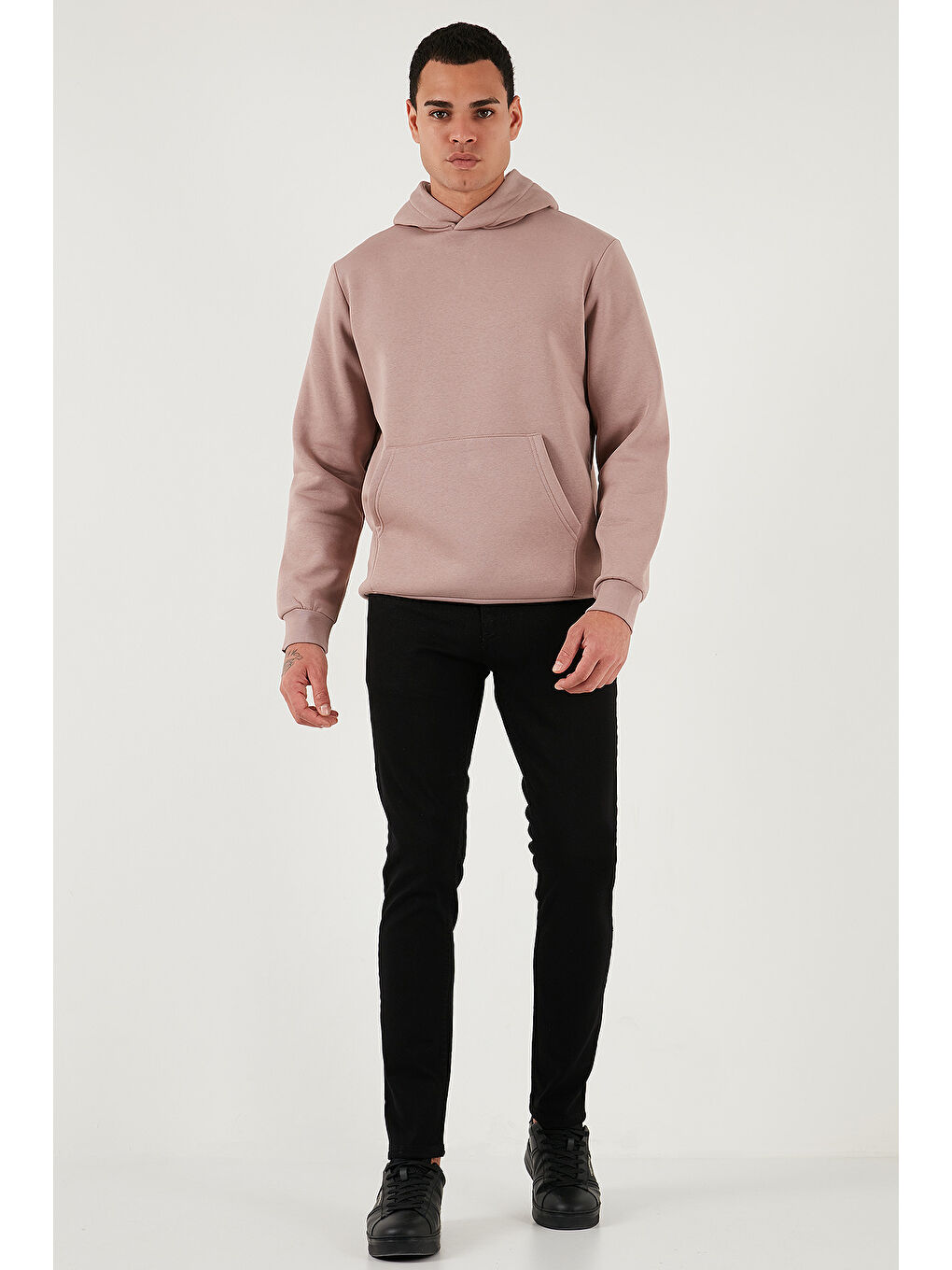 Siyah Pamuklu Slim Fit Yüksek Bel Dar Paça Jeans 3300C01TOKYO