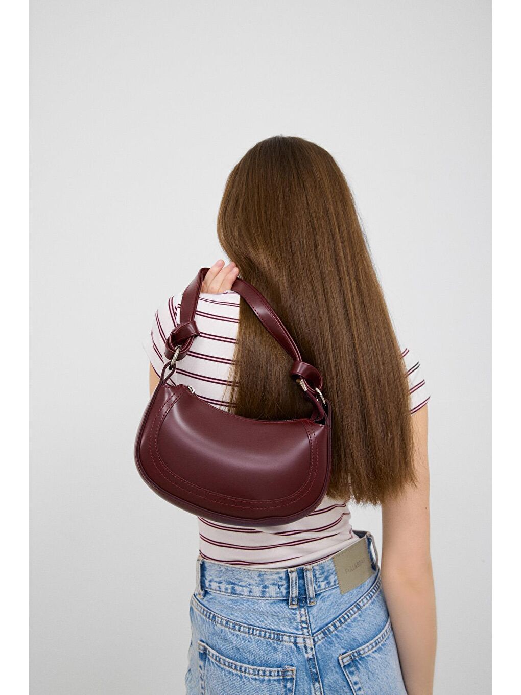 Gior Baget Çanta Bordo-1