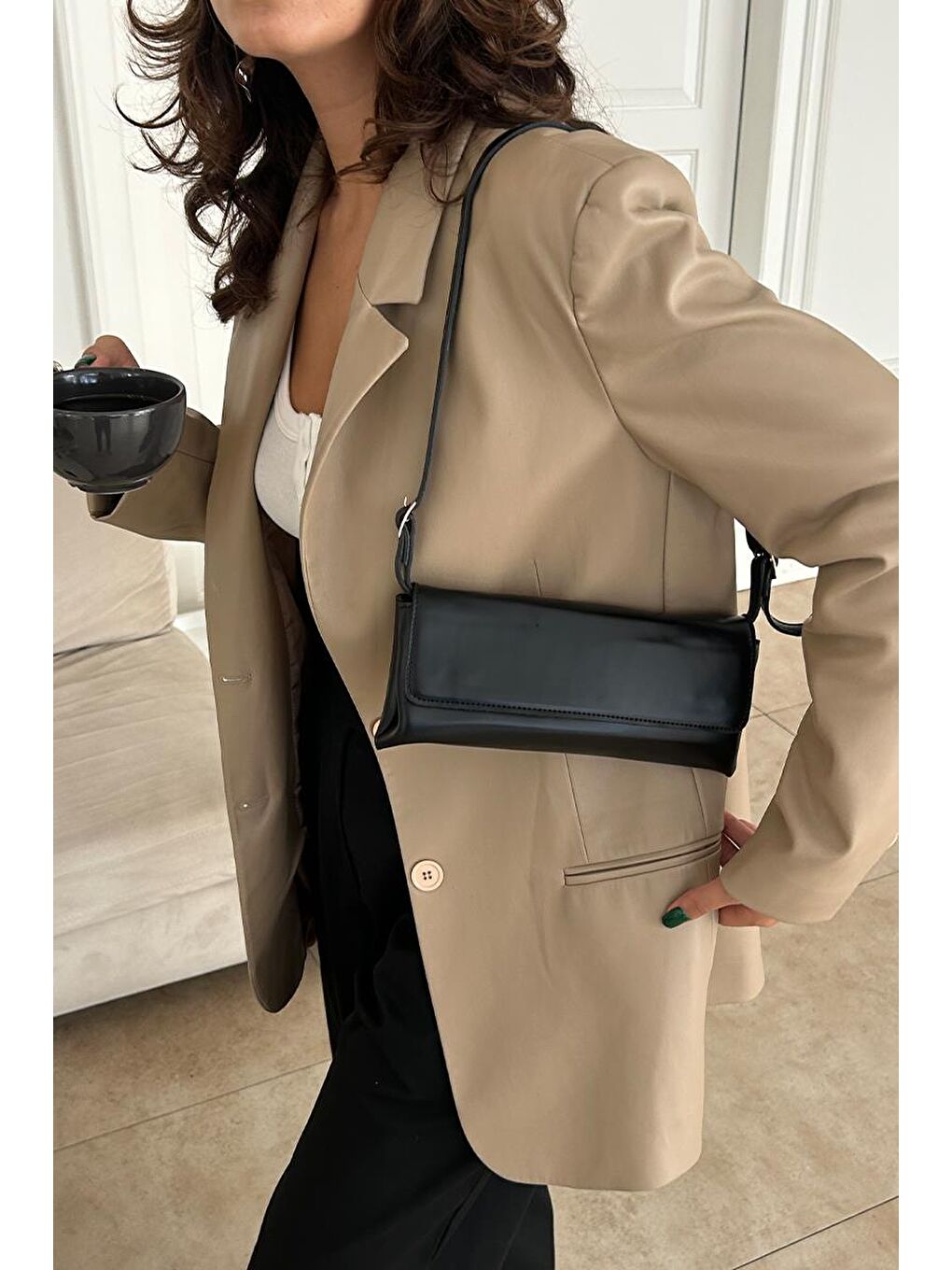 Abel Baget Çanta Siyah-5