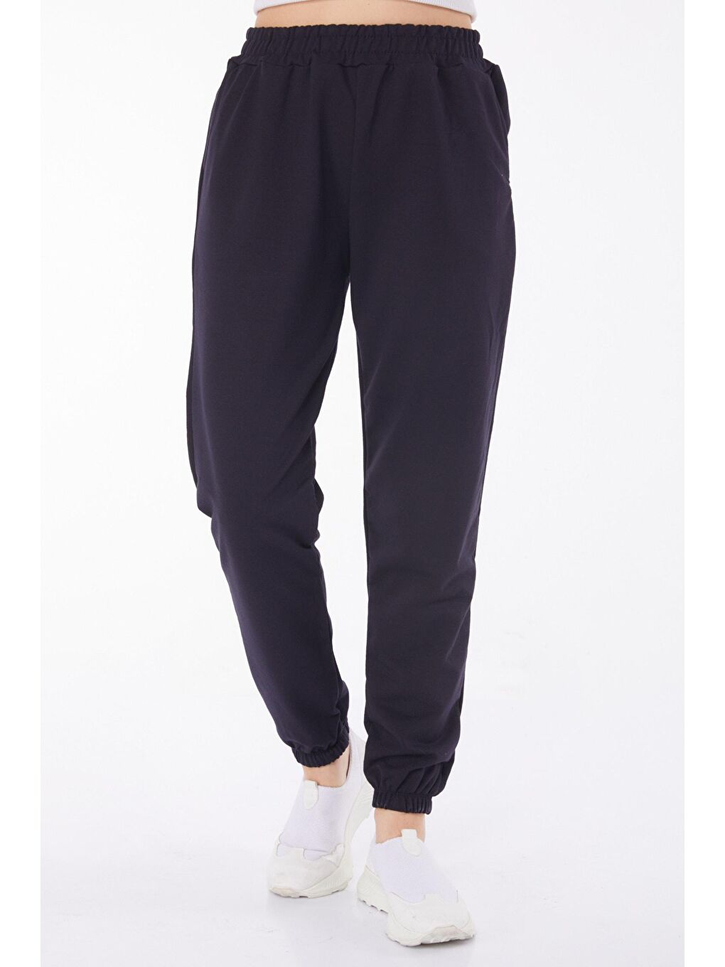 Orta Kadın Siyah Eşofman Altı - 25705-4