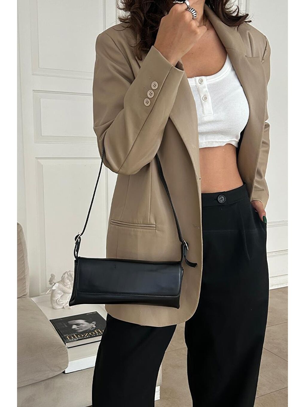 Abel Baget Çanta Siyah-7