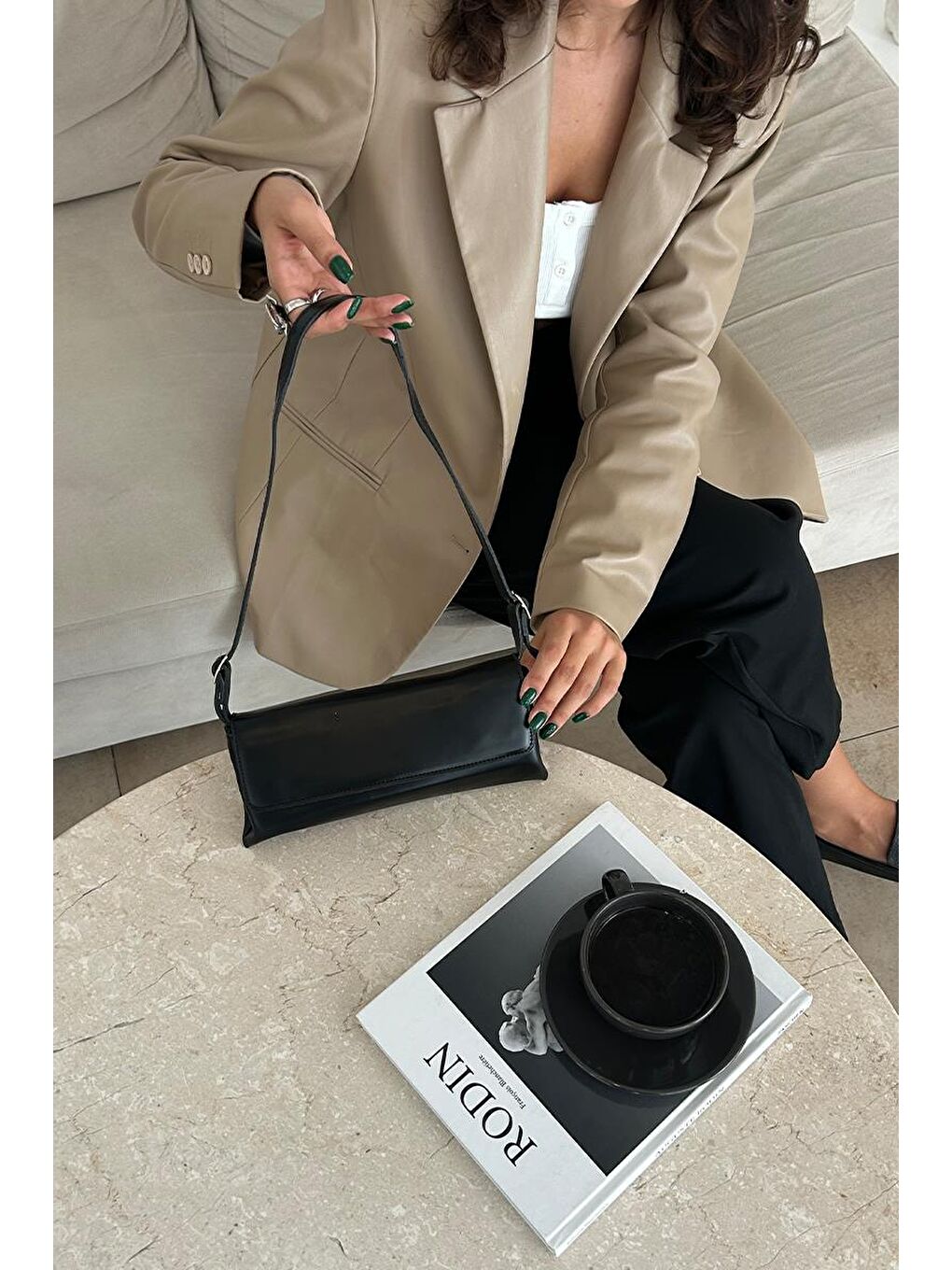 Abel Baget Çanta Siyah-8