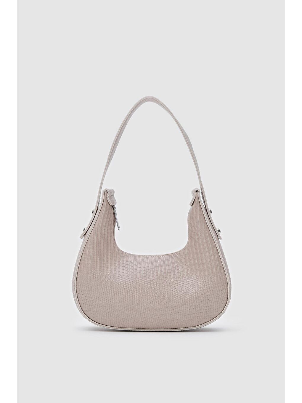 Ekru Pam Baget Çanta Krem