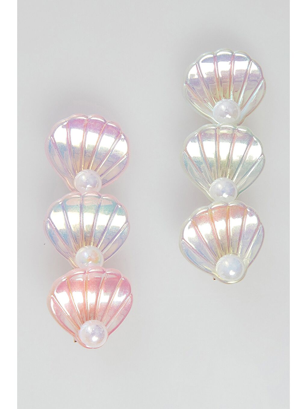 Karışık İstiridye İnci Detaylı Pens Toka-1