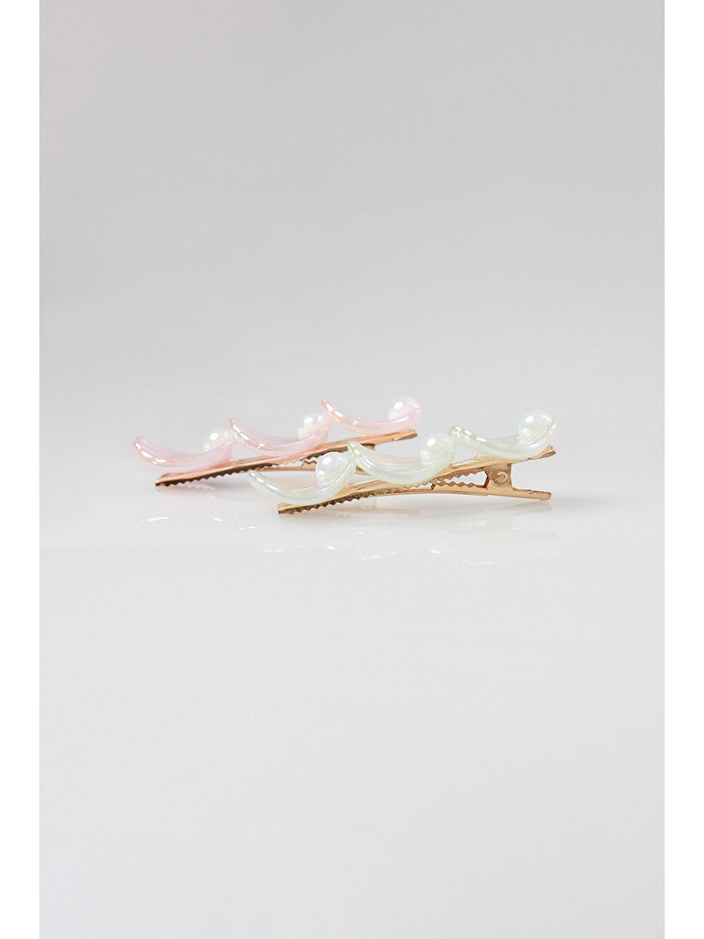 Karışık İstiridye İnci Detaylı Pens Toka-3