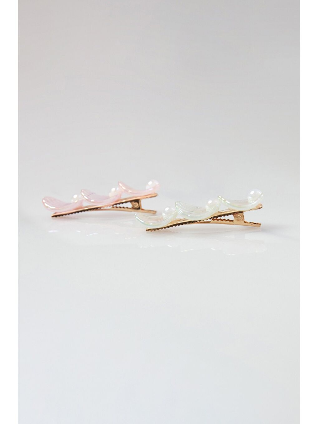 Karışık İstiridye İnci Detaylı Pens Toka-4