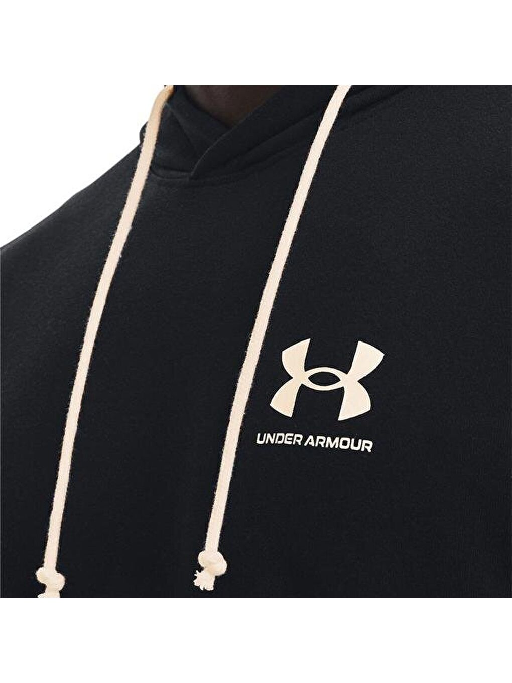 Rival Terry Lc Erkek Siyah Kapüşonlu Sweatshirt-2