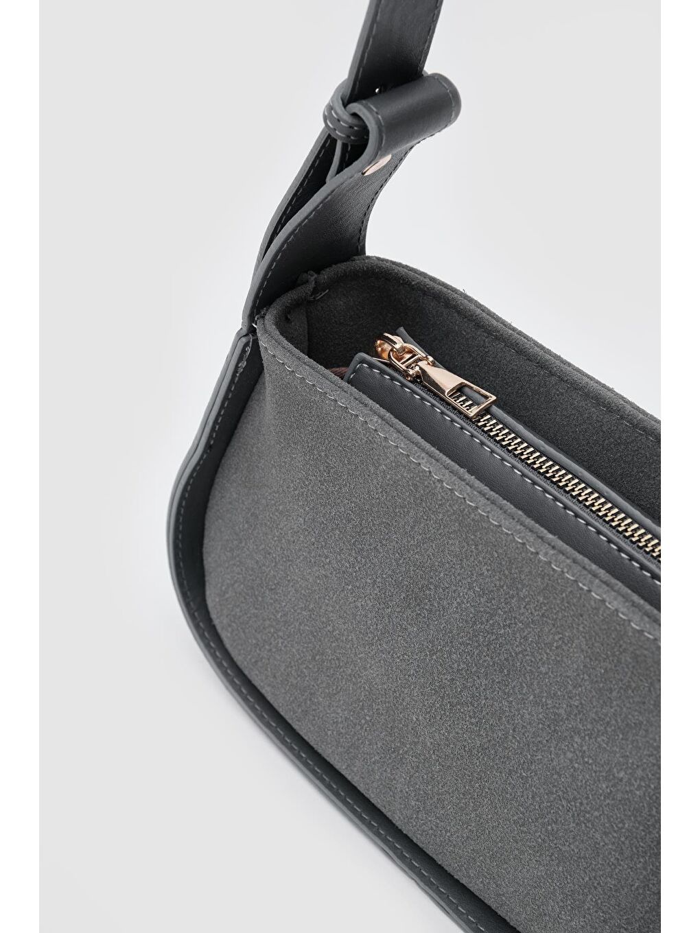 Oppo Süet Baget Çanta Antrasit-3