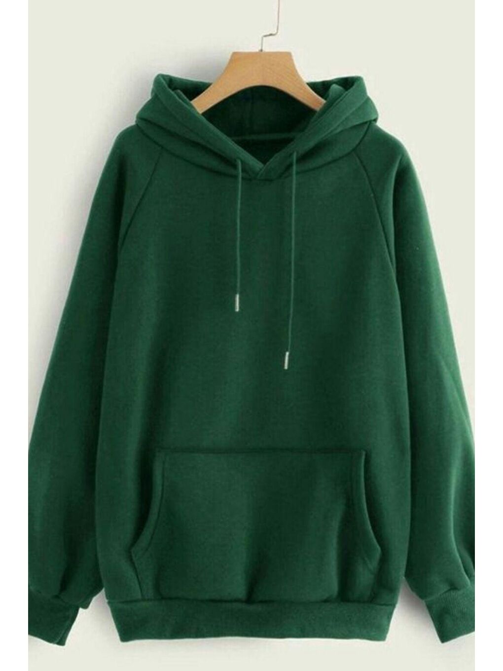 Yeşil Relaxed Regular Kapüşonlu Sweatshirt