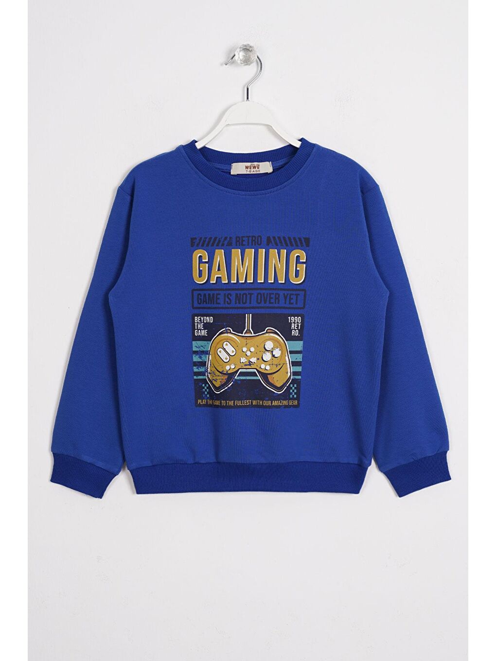 Zepkids Saks Gaming Baskılı Saks Renk Erkek Çocuk Sweatshirt