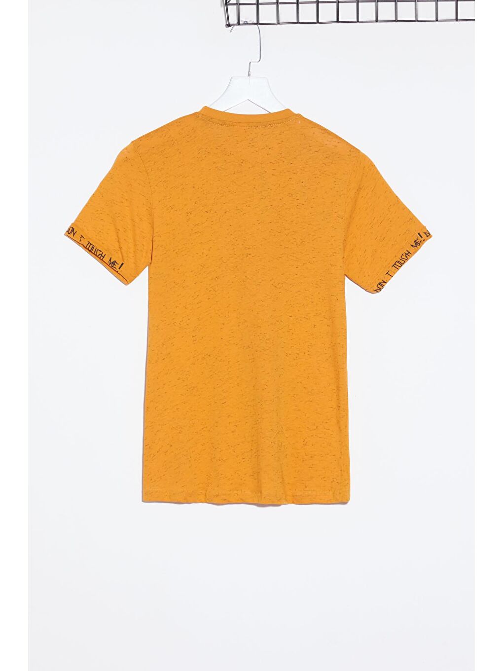 Sarı Erkek Çocuk Kılçıllı Baskılı Tshirt 9-14 Yaş 14101-3