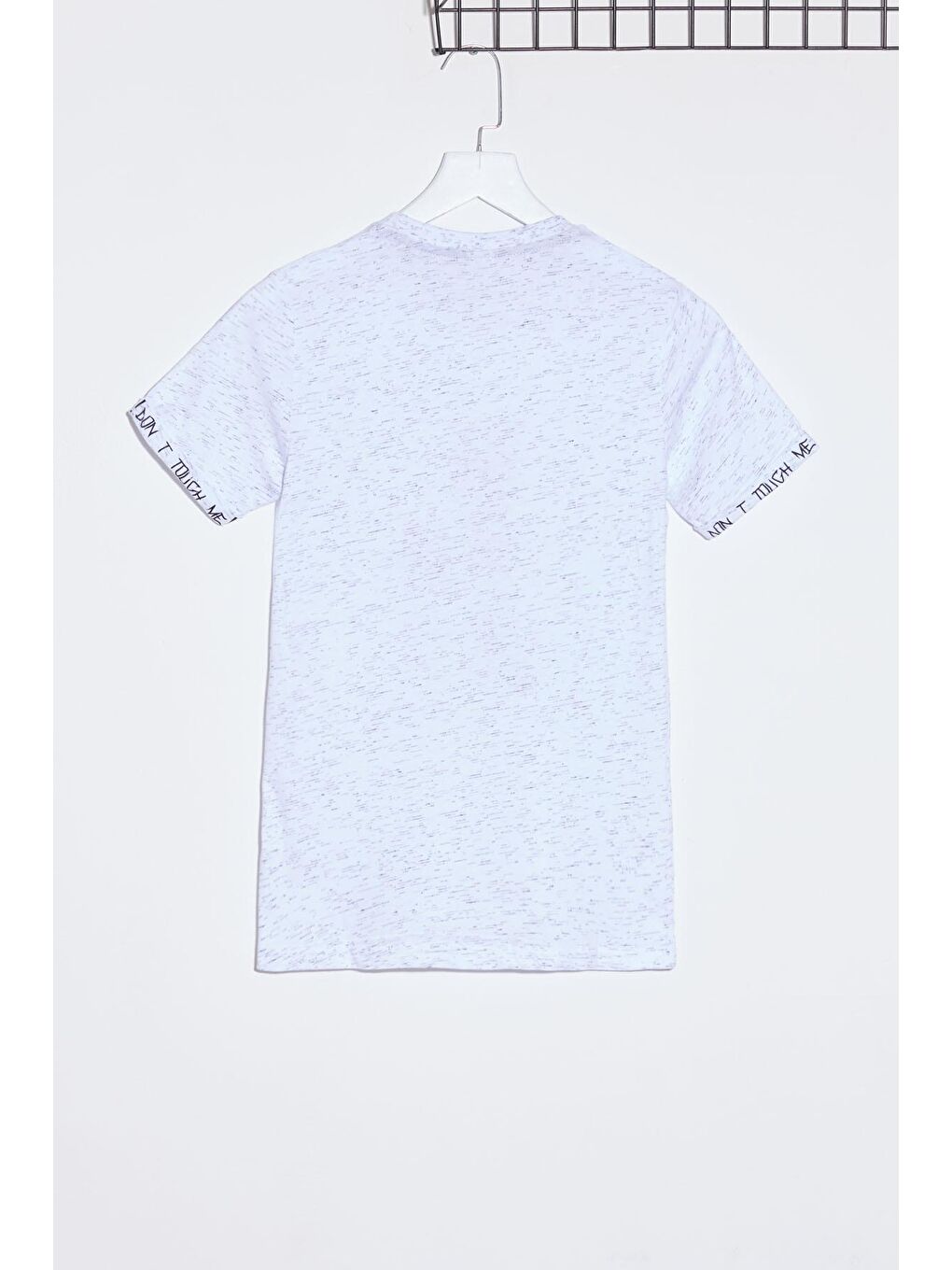 Beyaz Erkek Çocuk Kılçıllı Baskılı Tshirt 9-14 Yaş 14101-3
