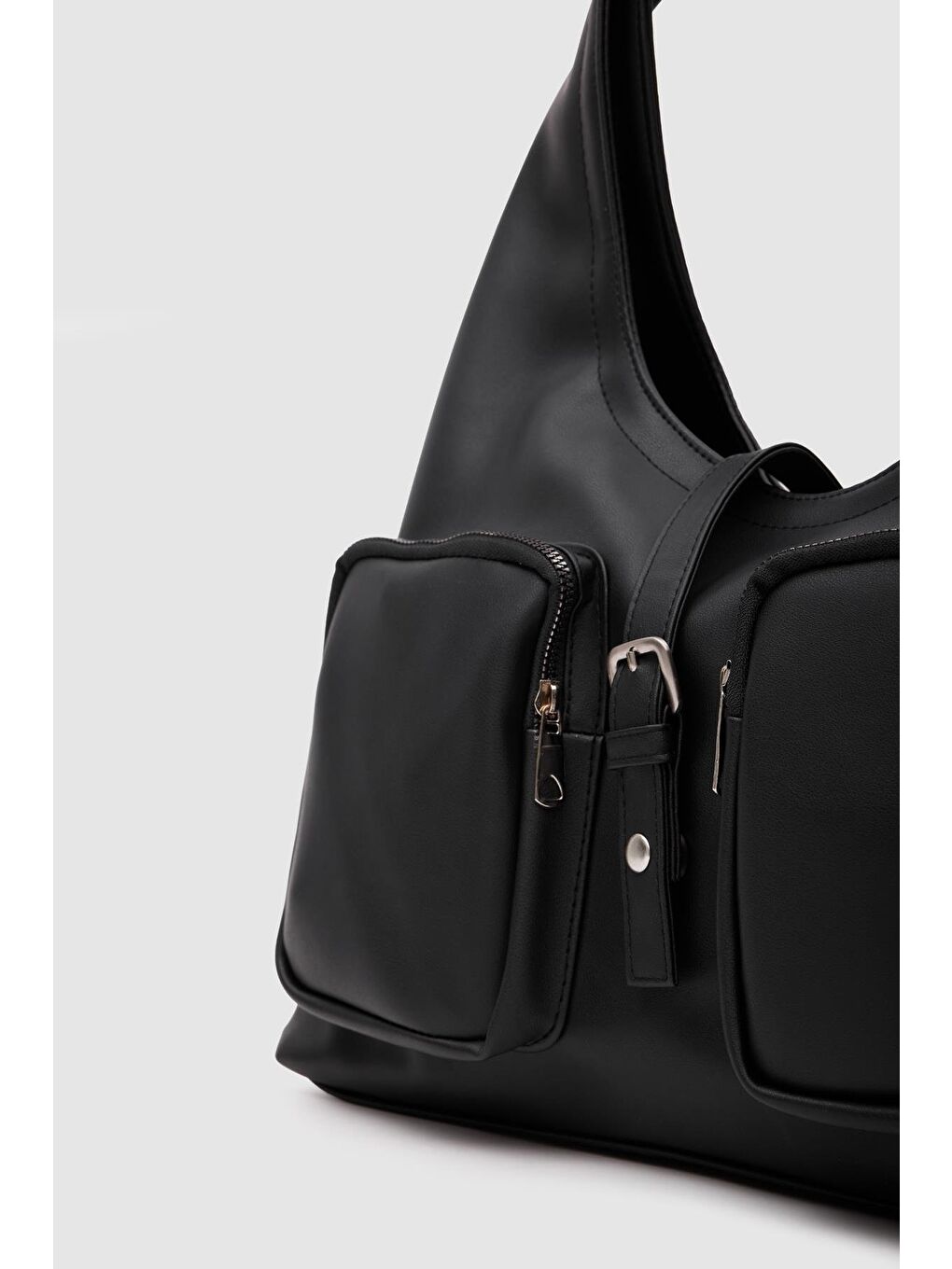 Estrada Cepli Omuz Çantası Siyah-8