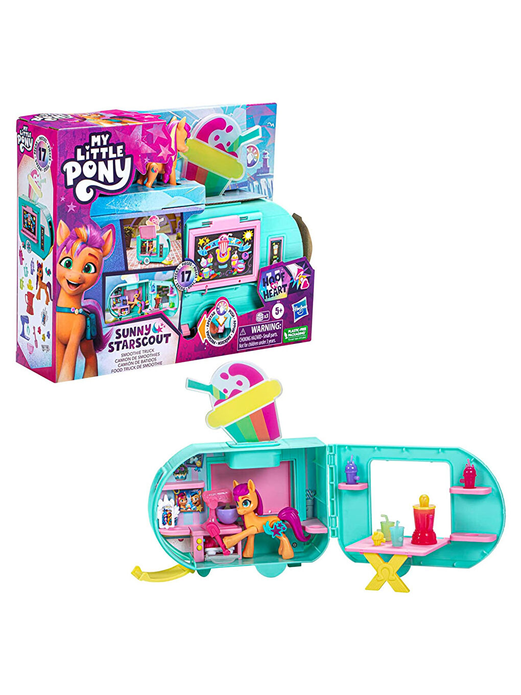 My Little Pony Renksiz Sunny Starscout Smoothıe Arabası F6339