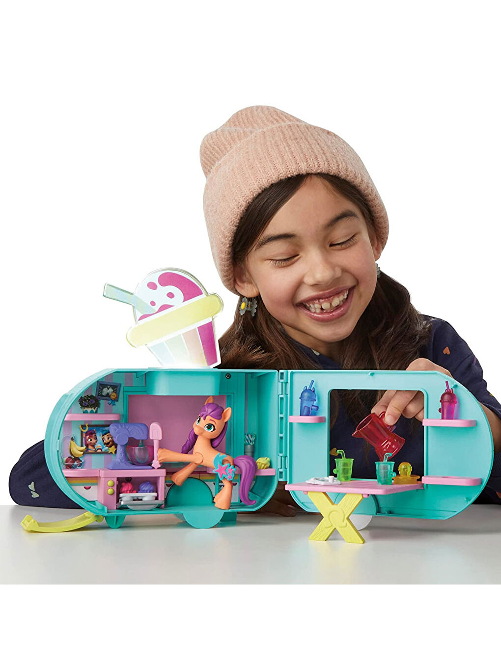 My Little Pony Renksiz Sunny Starscout Smoothıe Arabası F6339 - 4