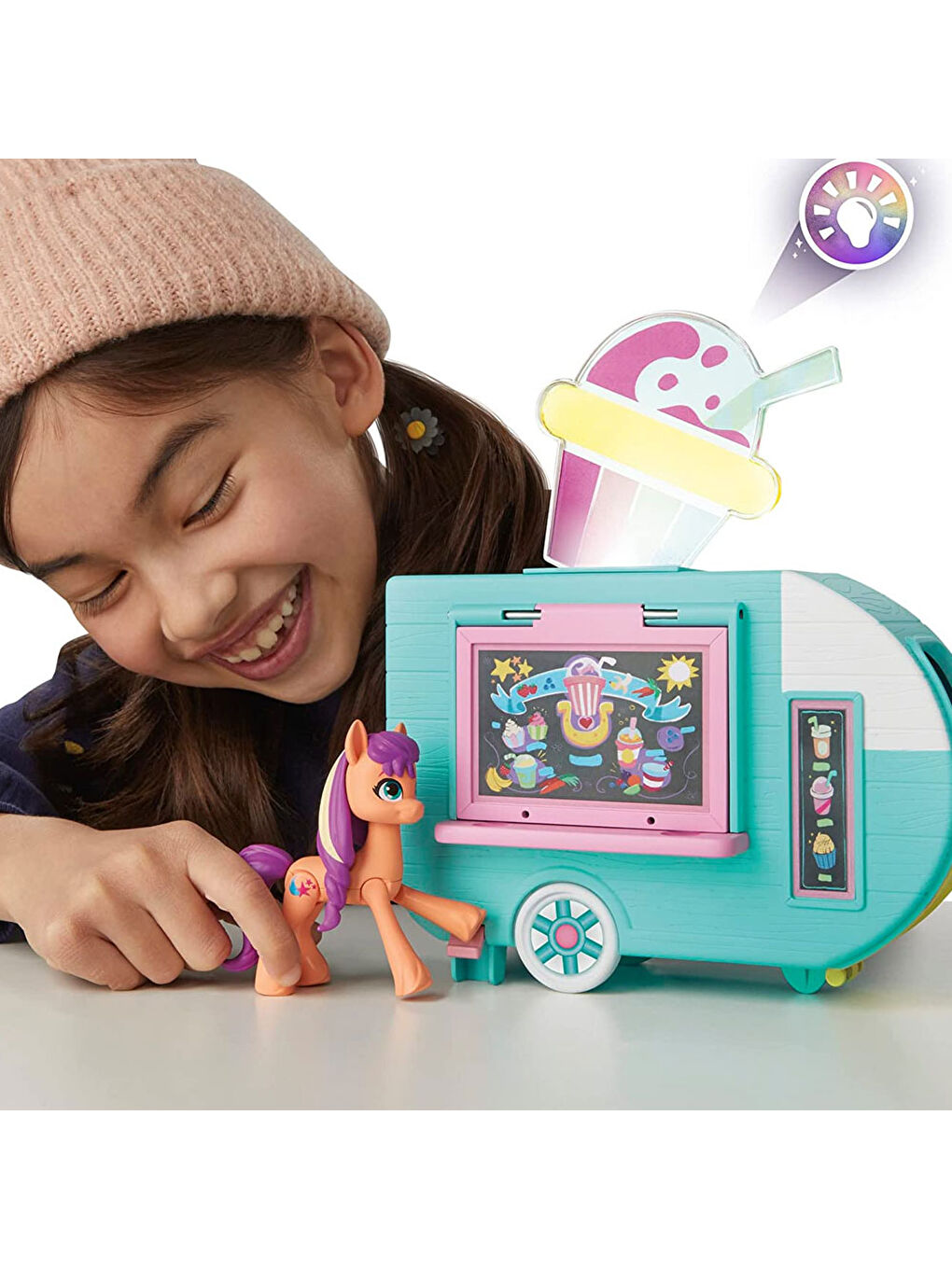 My Little Pony Renksiz Sunny Starscout Smoothıe Arabası F6339 - 5