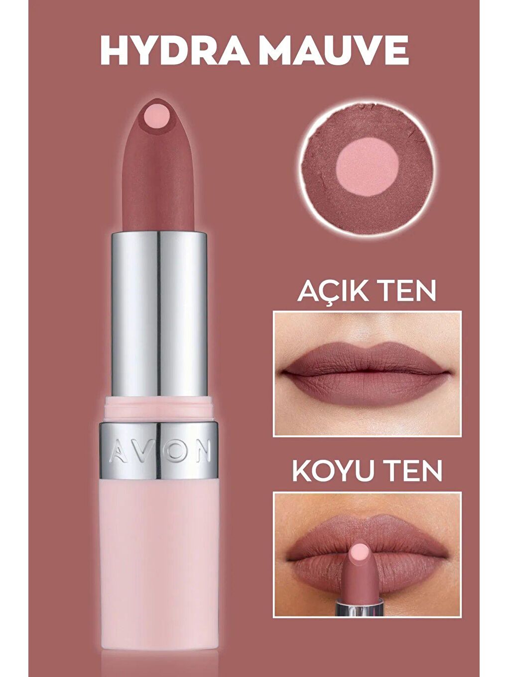 AVON Hydramatic Blush Mauve ve Pink Mat Ruj Paketi - 4