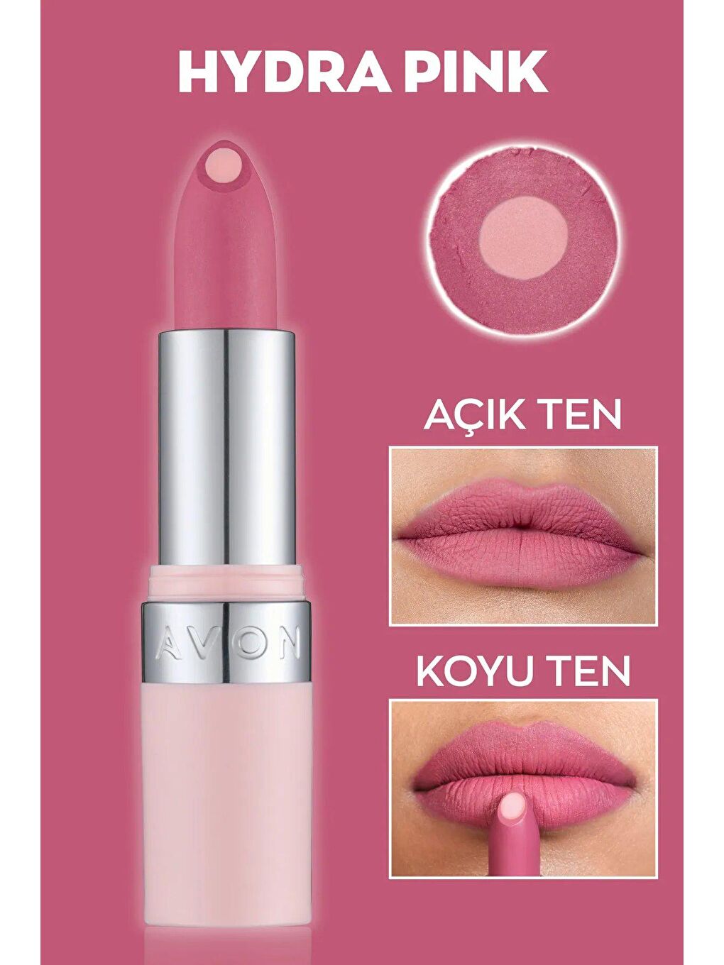 AVON Hydramatic Blush Mauve ve Pink Mat Ruj Paketi - 6