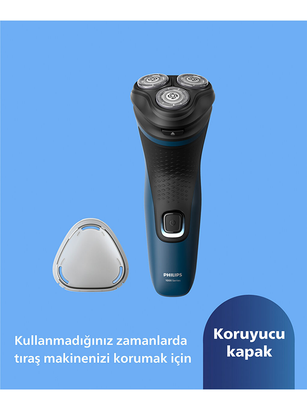 Philips Mavi 1000 Serisi Elektrikli Tıraş Makinesi - S1134/00 - 8