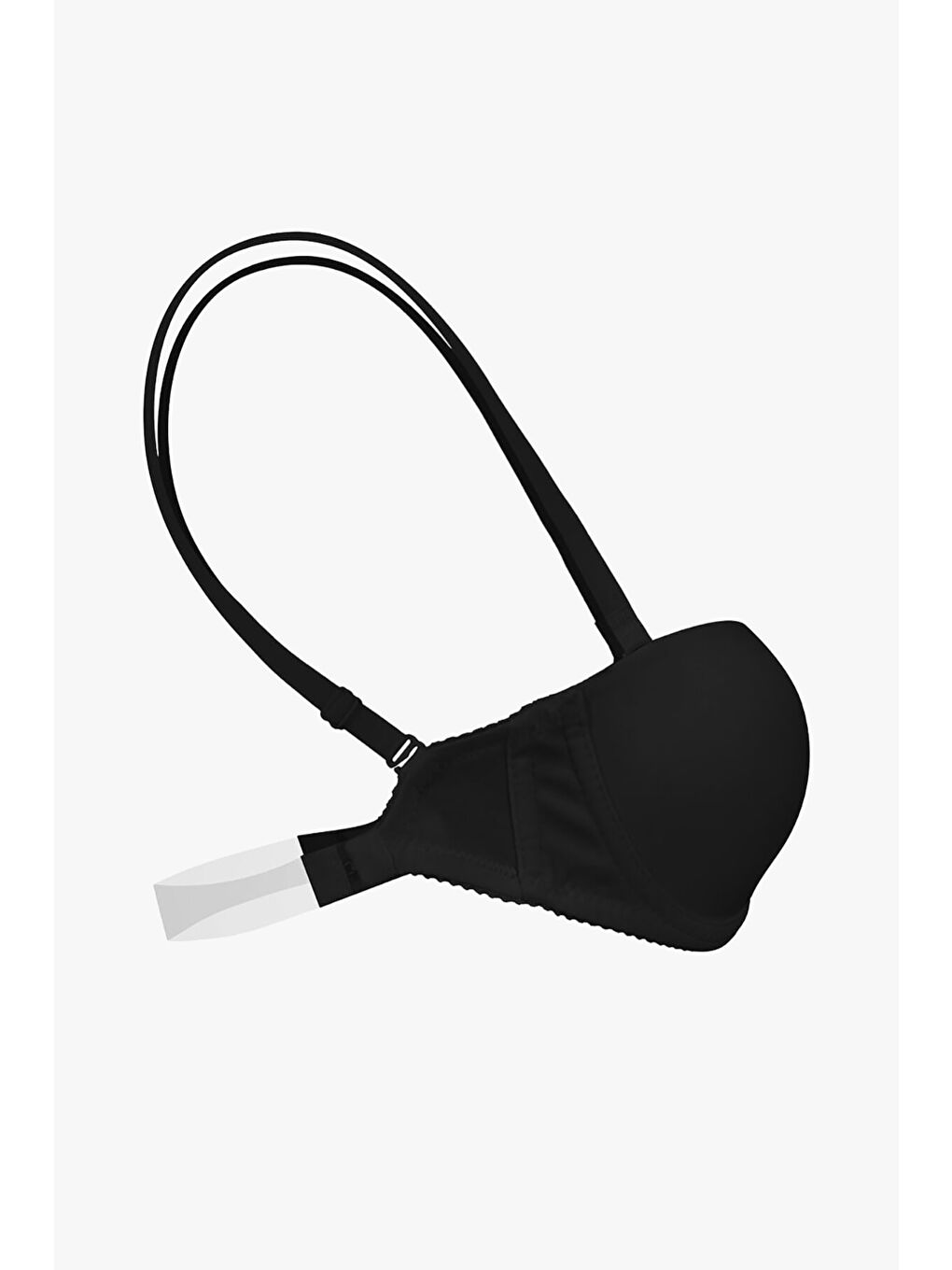 Siyah Sırtı Şeffaf Sütyen-1