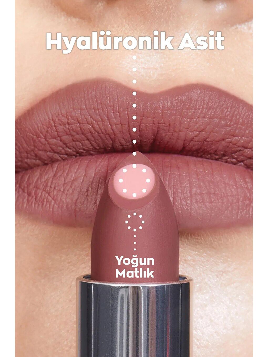 AVON Renksiz Hydramatic Mauve, Nude ve Pink Mat Ruj Paketi - 1